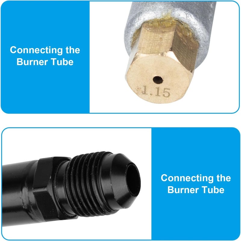 TAILGRILLER Griddle Burner Valve with Gas Pipe for Blackstone 36 Inch Flat Top Griddle Station 1554 1565 1836 1866, Control Valves Replacement Parts for Blackstone Griddle Accessories - Image 3